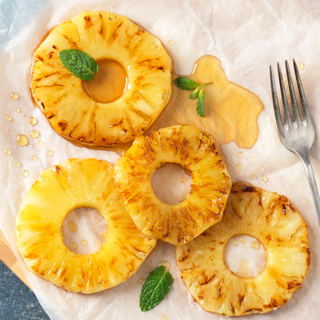 Recipe for grilled pineapple rings