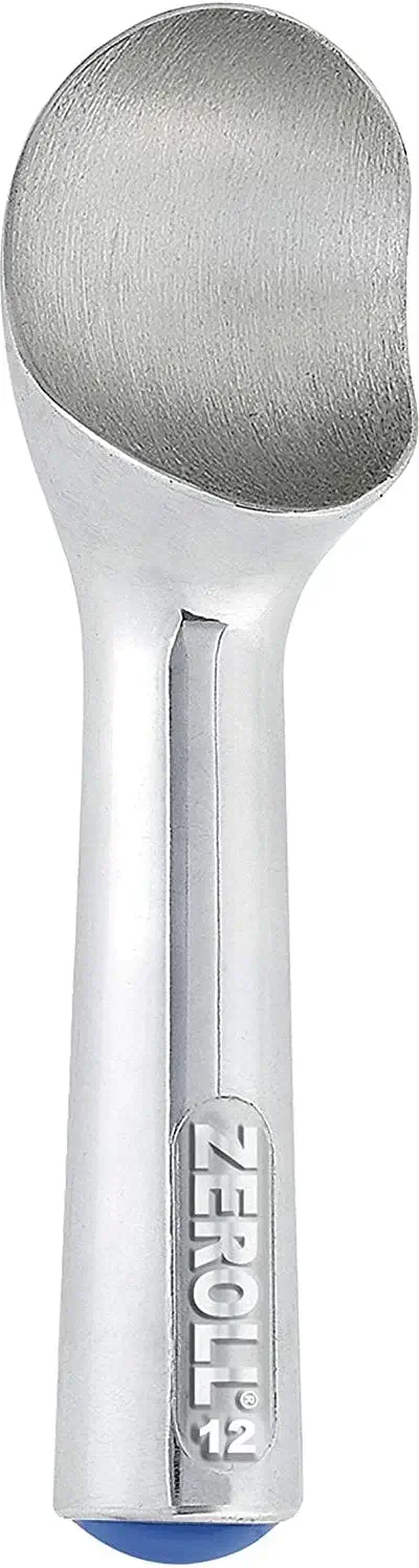 Zerroll ice cream scoop against a white background