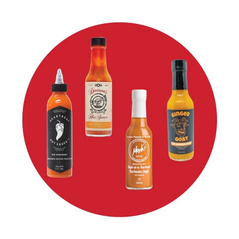 this subscription box from Vancouver-based Lucifer’s House of Heat. You’ll get a random assortment of four fiery hot sauces,