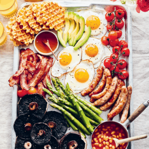 your holiday mornings just got easier thanks to the ultimate sheetpan brunch recipe
