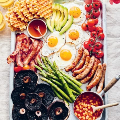 your holiday mornings just got easier thanks to the ultimate sheetpan brunch recipe