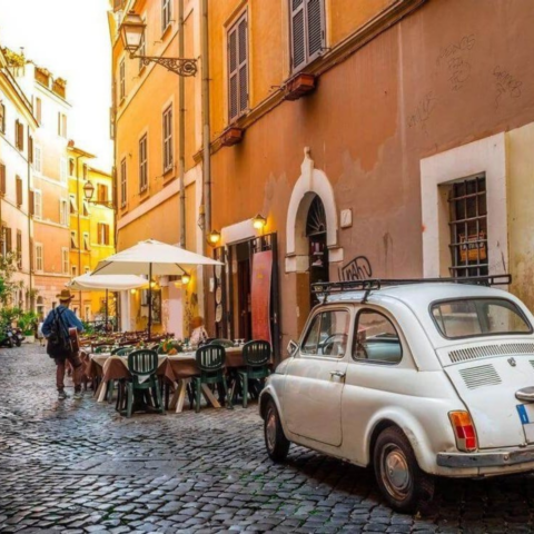 Restaurant is Rome's travestere area