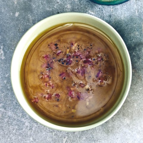 overhead image of vinaigrette