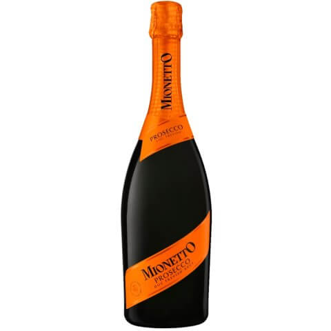 bottle of mionetto sparkling wine