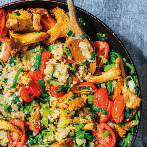 overhead image of stirfry