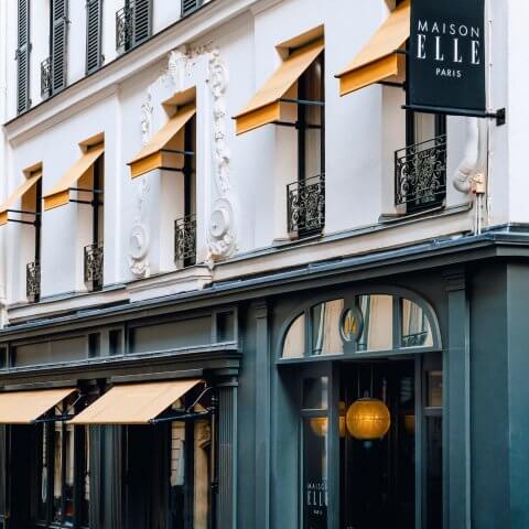 The exterior of Maison Elle hotel in Paris