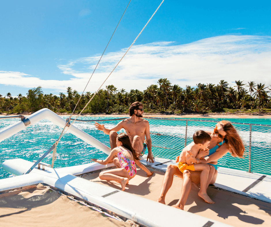 Resort view at Paradisus Palma Real, Dominican Republic, a perfect spot for a family vacation