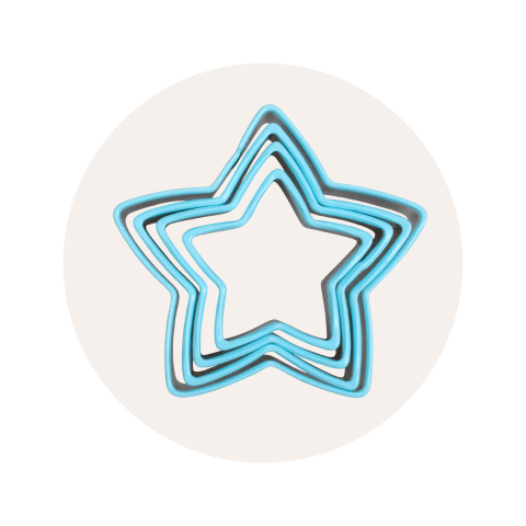 Michaels Star-shaped Cookie Cutters