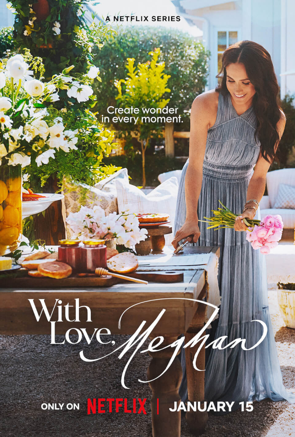 Promotional image for Meghan Markle's new series With love Meghan