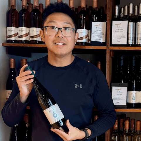 Canadian winemaker Chuan Qin from Featherstone Winery