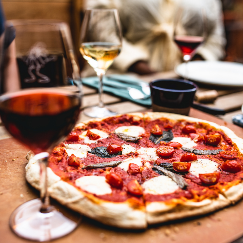 Cooked pizzas from Magpie Pizzeria, a Canadian pizza company