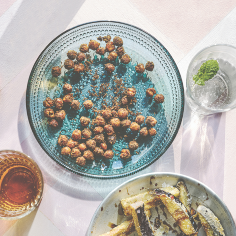 Roasted and spiced chickpeas