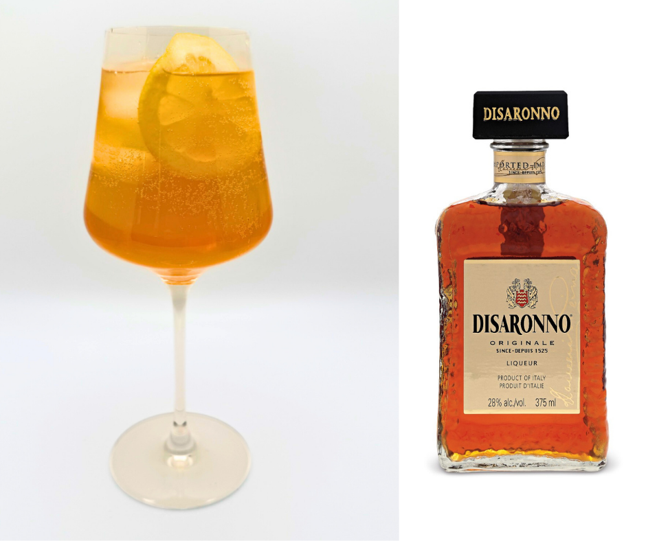Recipe for Mother's Day cocktail Disaronno and the DISCO Cocktail in glass
