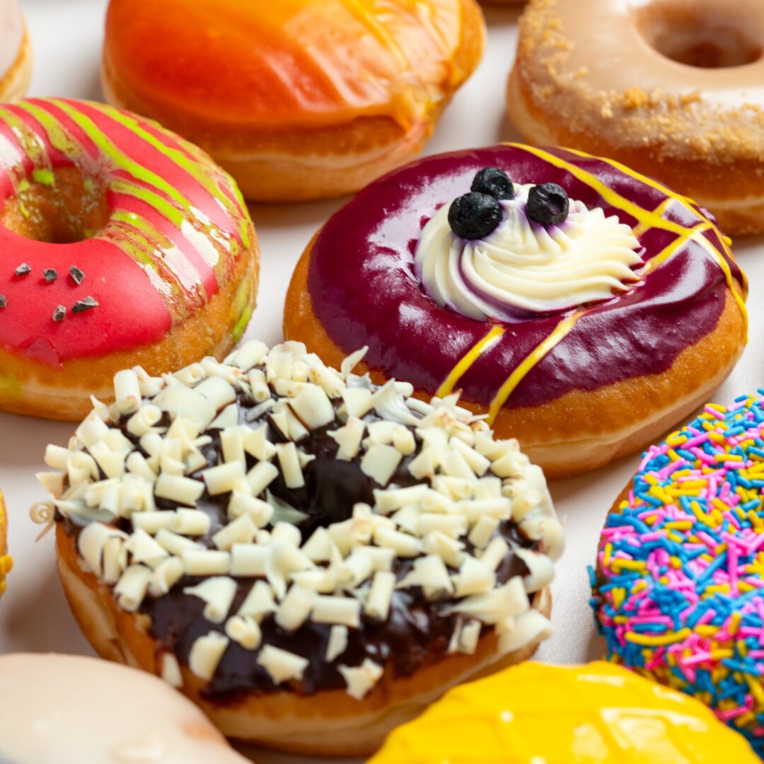 Colourful and unique Hoopla Donuts can be ordered for delivery in Calgary