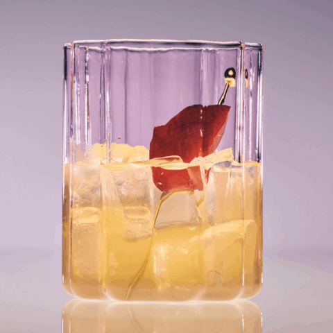 Plum Blossom Shrub mocktail