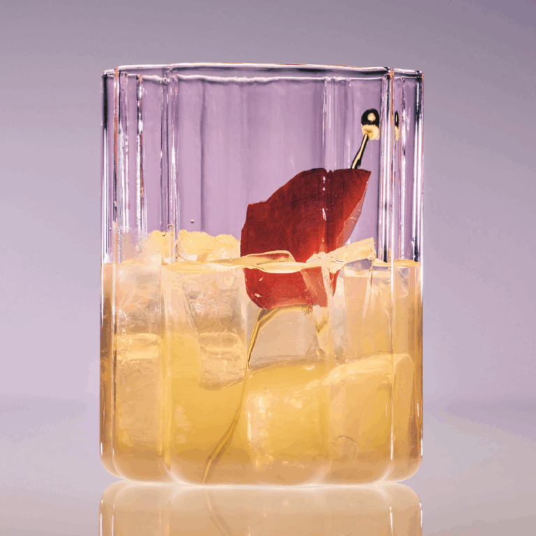 Plum Blossom Shrub mocktail