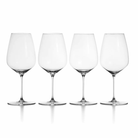 Tiffany Crystal wine glasses in a set of four are perfect for Aperol Spritzes