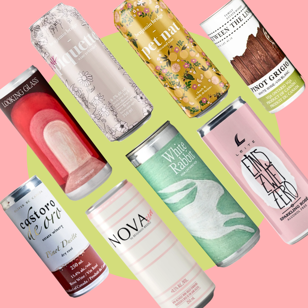 Canadian Canned wines for the summer of 2025