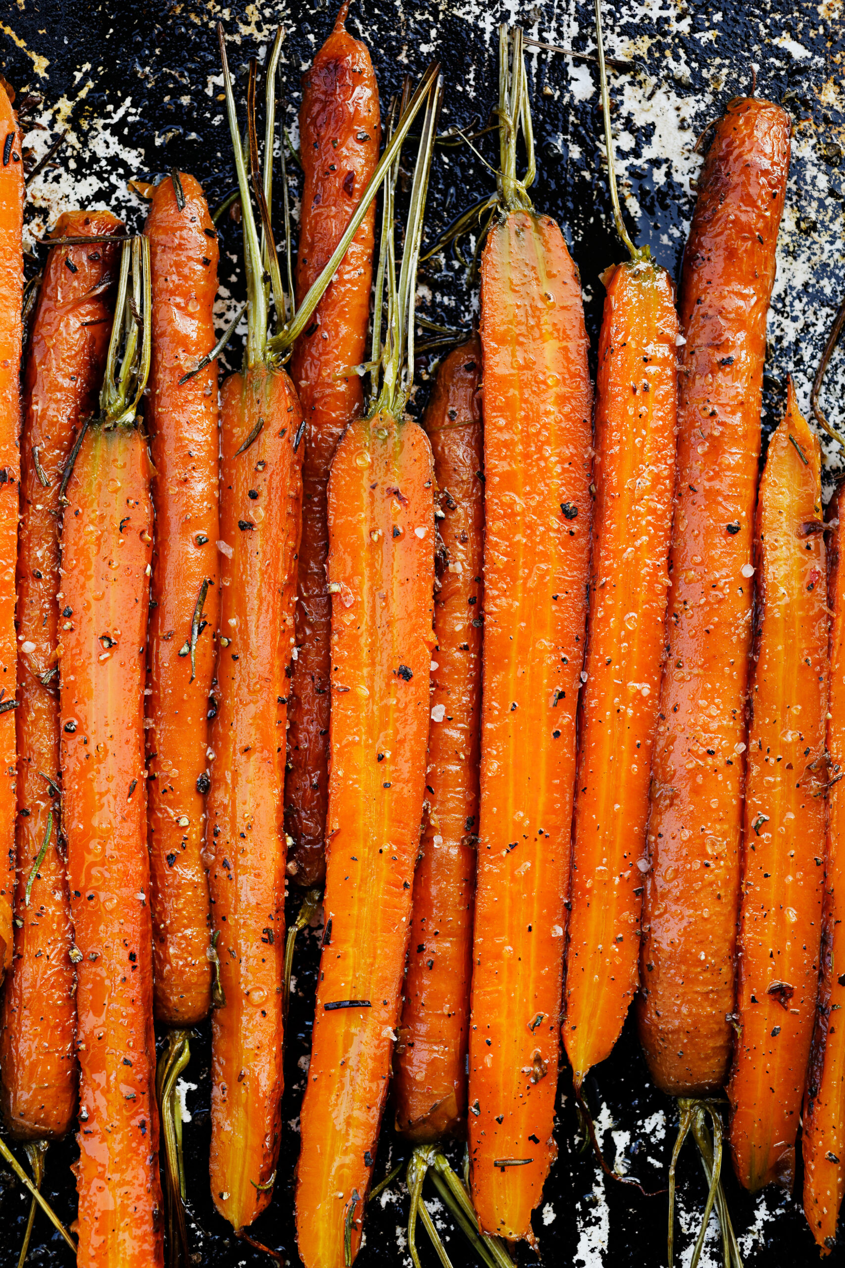 Roasted Carrots with herbs