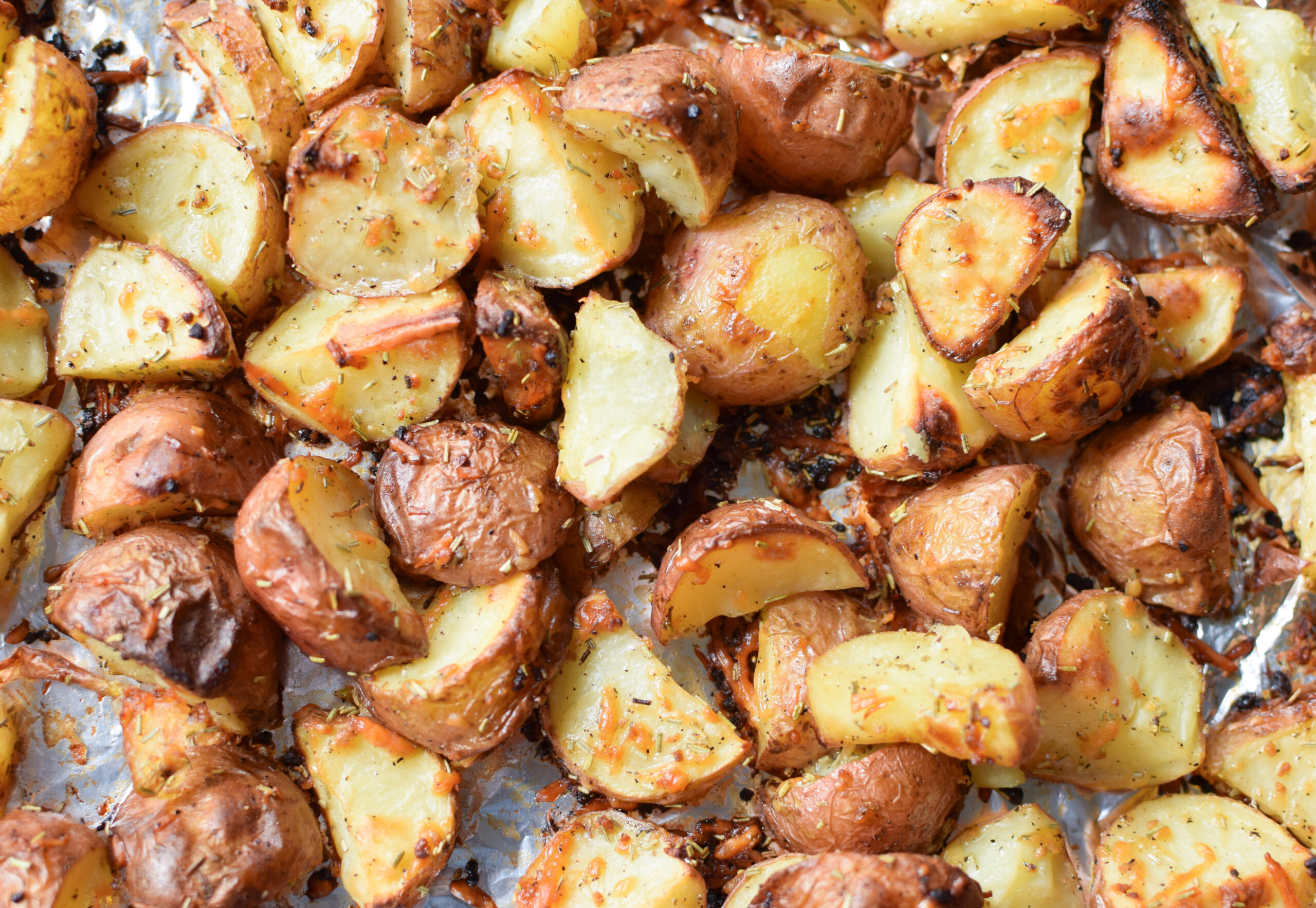 resh oven roasted baby red potatoes with parmesan cheese
