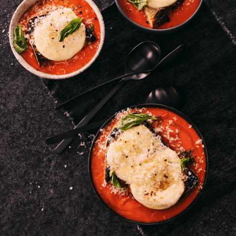 Sid's Classic Tomato Soup with Fresh Mozzarella