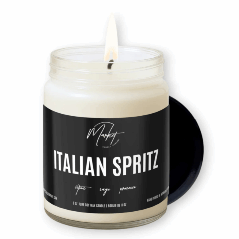 The market candle company italian spritz candle
