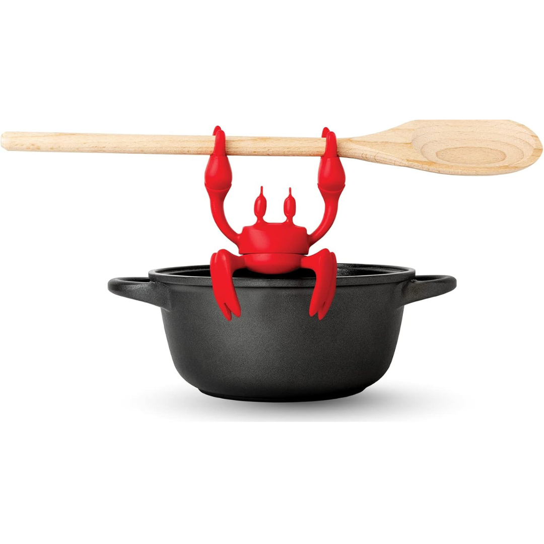 Red crab spoon rest