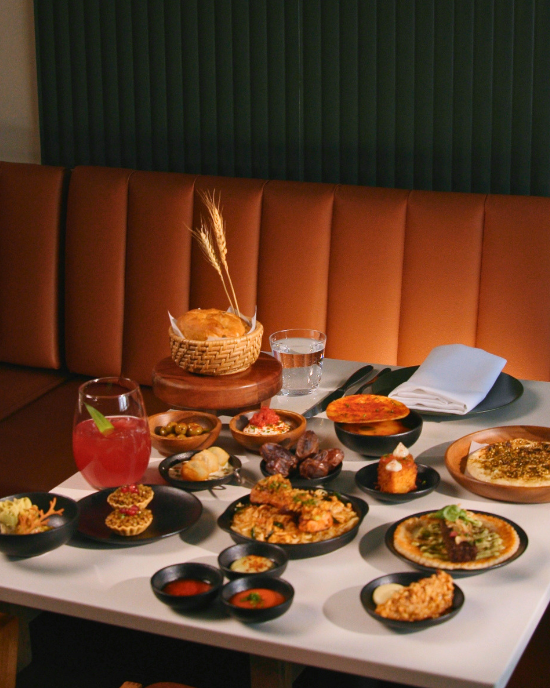 Levantine dishes and zero-proof beverages at Arbequina restaurant in Toronto