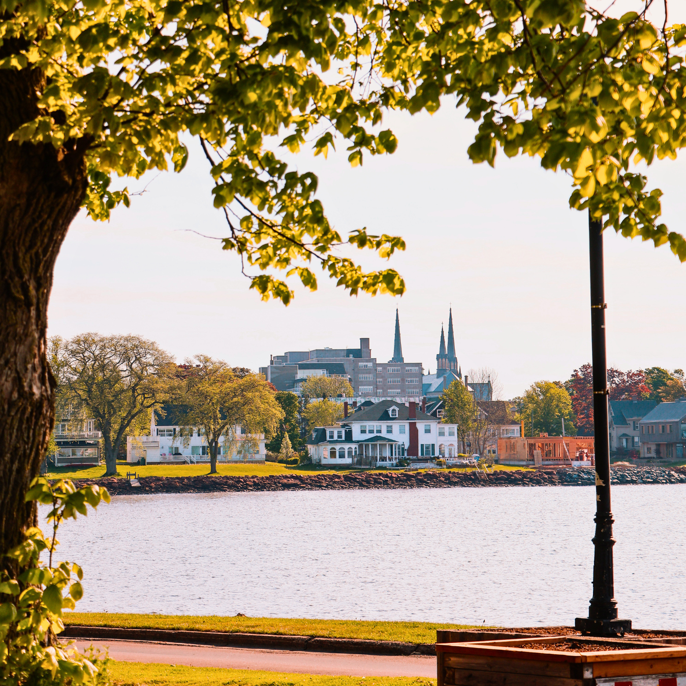 Victoria Park Charlottetown with ocean