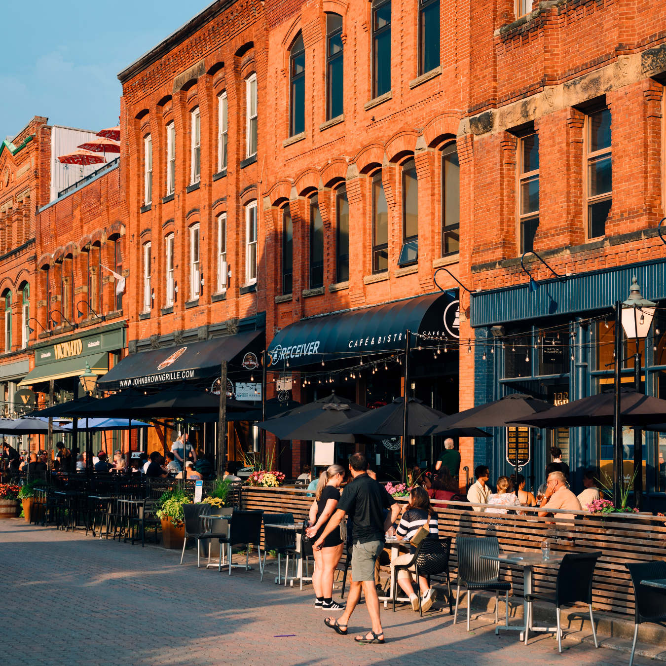 Victoria Row, Charlottetown in summertime