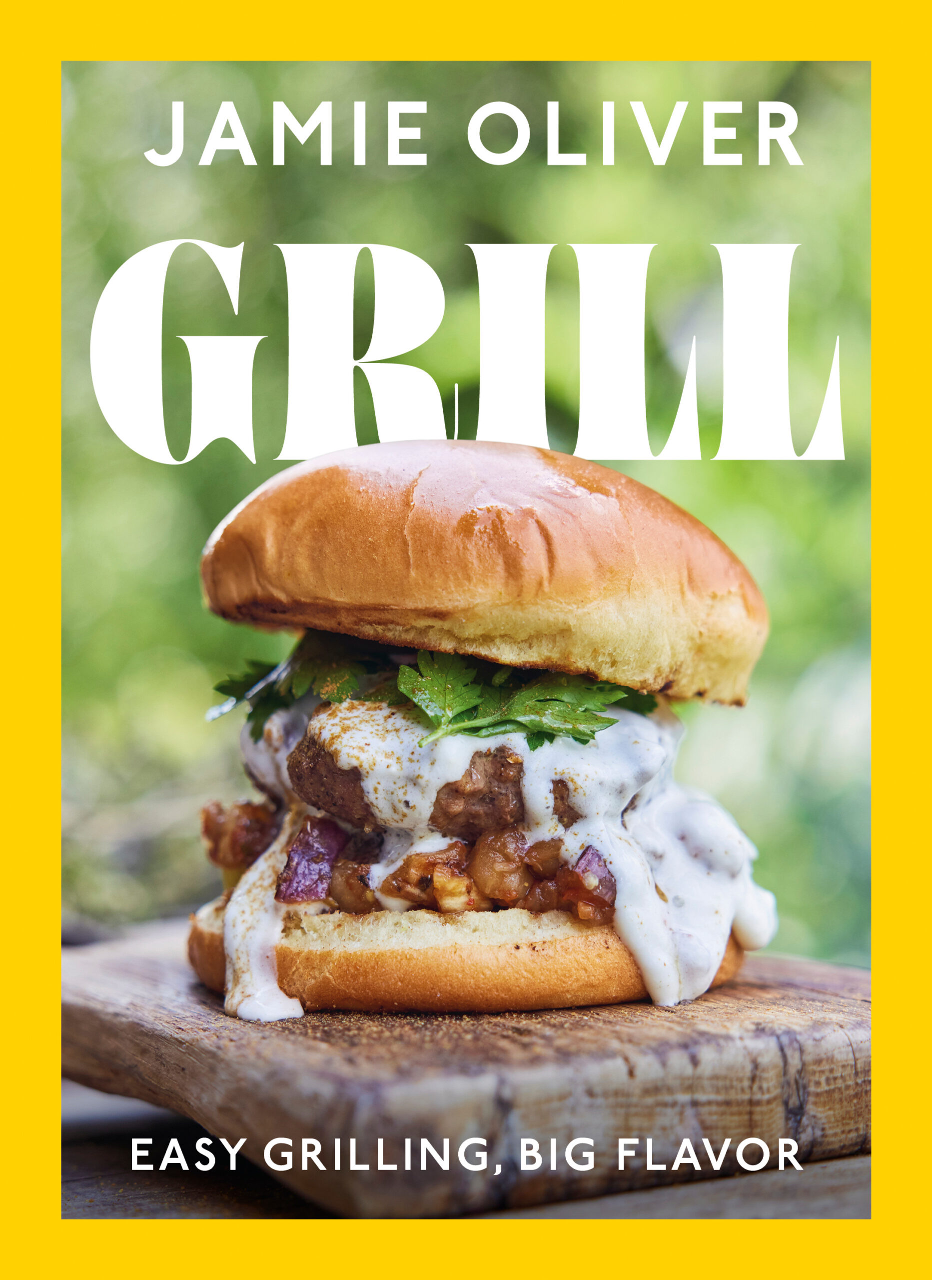 cover of Jamie Oliver's grill cook book