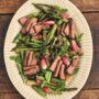 Perfect grilled Steak and chargrilled salad