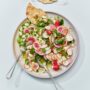 Radish And Butter Bean Salad with Radish Top Pesto